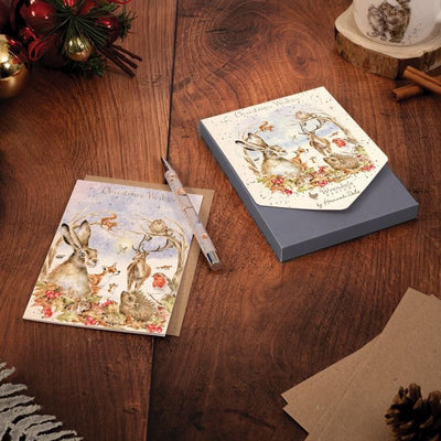 'Walking in a Winter Wonderland' Animal Christmas Card Pack - Wrendale Designs