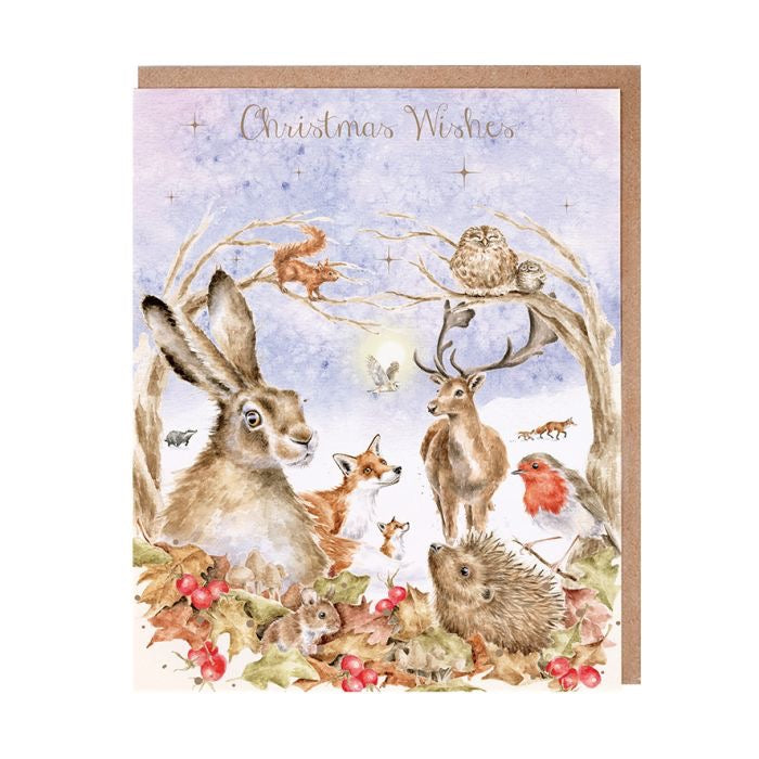 'Walking in a Winter Wonderland' Animal Christmas Card Pack - Wrendale Designs