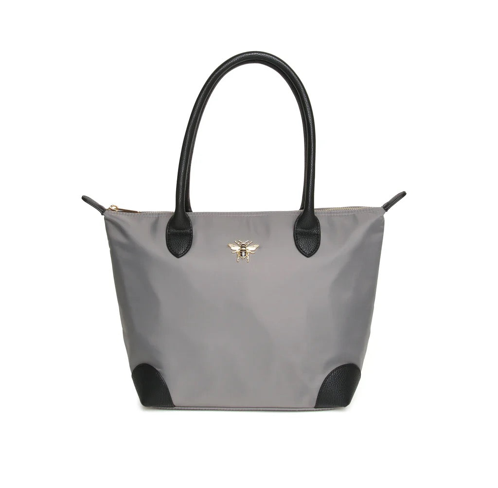 Alice Wheeler Shoreditch Medium Tote Bag - Grey/Black