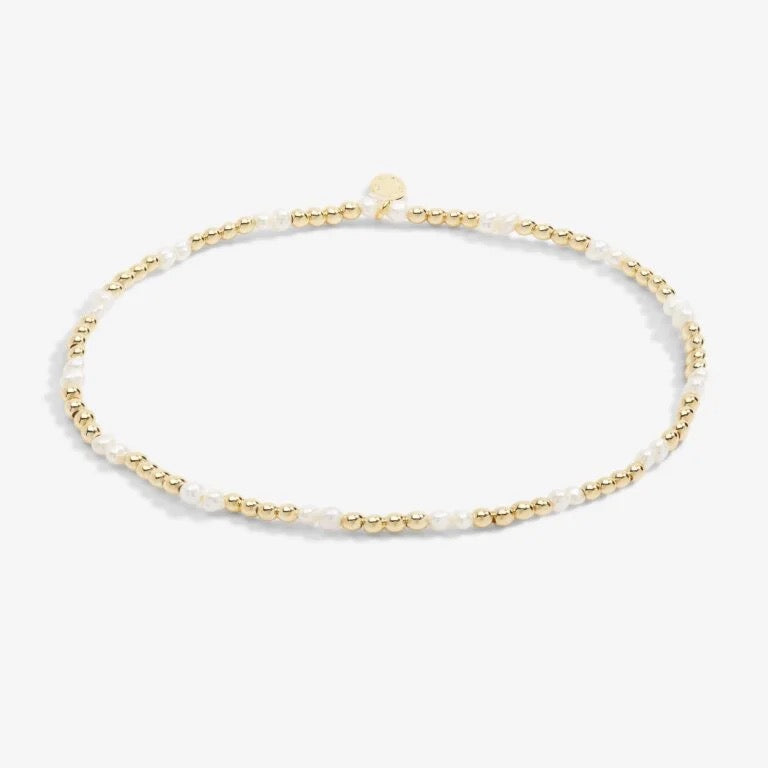 Joma Jewellery - Gold & Pearl Anklet