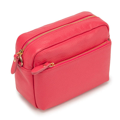 Elie Beaumont Leather Town Crossbody Handbag - Azalea Pink