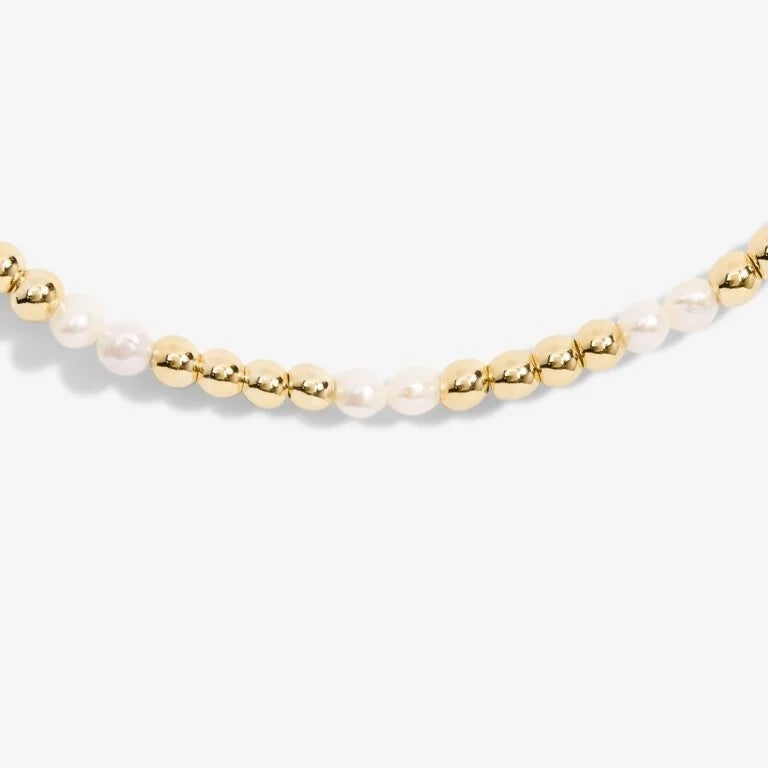 Joma Jewellery - Gold & Pearl Anklet