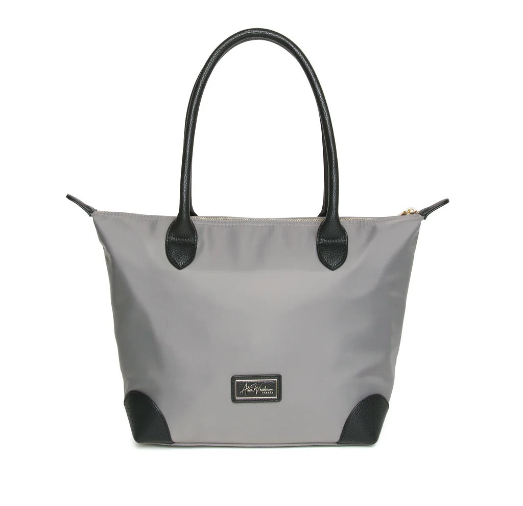 Alice Wheeler Shoreditch Medium Tote Bag - Grey/Black