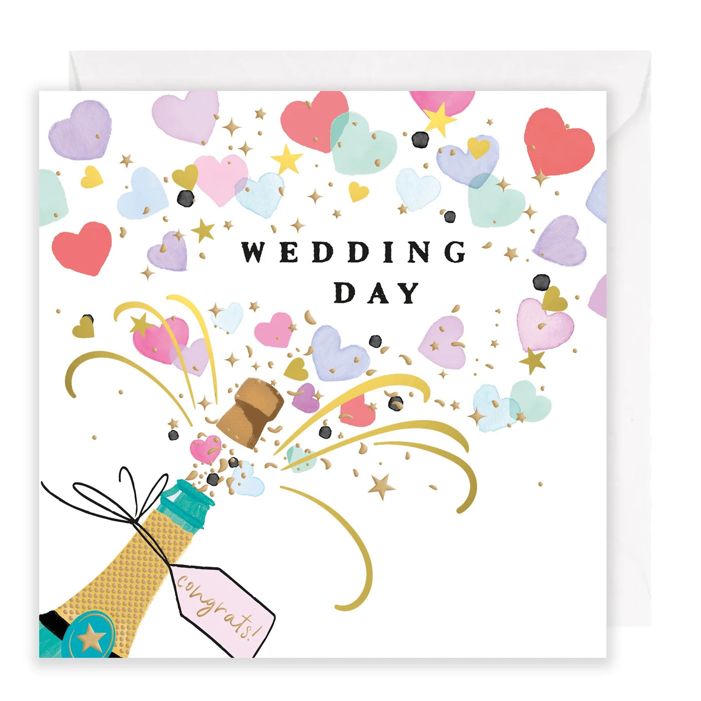 Rosanna Rossi Wedding Day Pop the Champagne Card