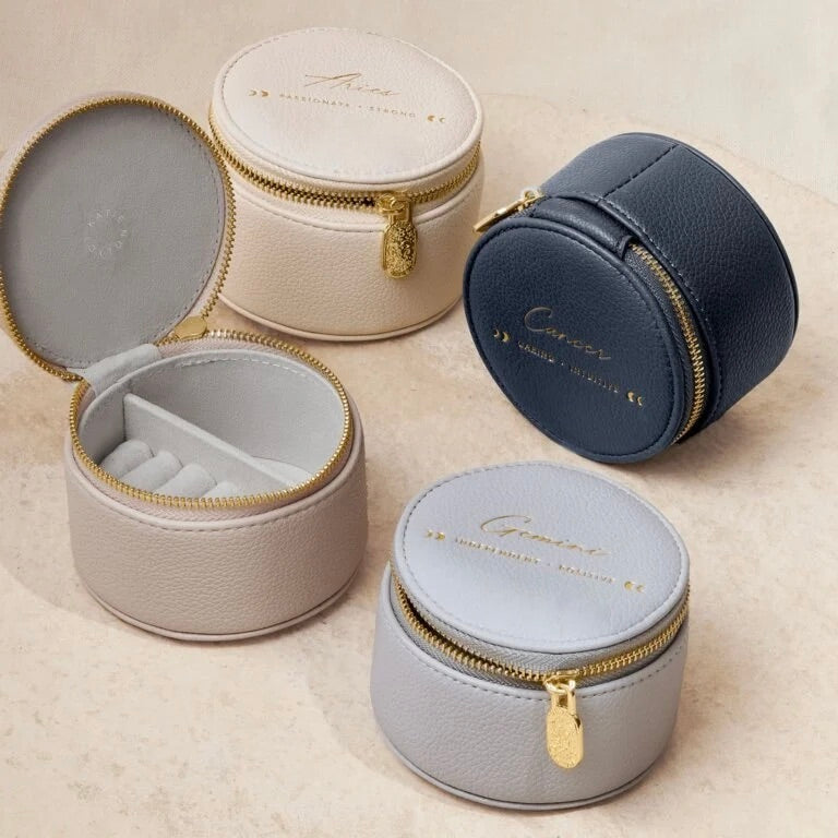 Katie Loxton Zodiac Round Jewellery Box - Taurus