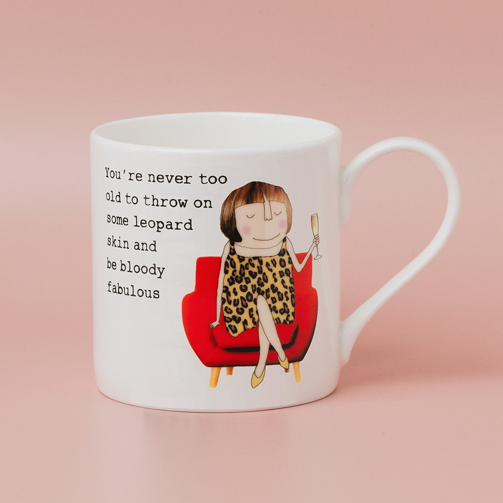 Rosie Made a Thing Mug - Leopard Skin