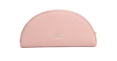 Alice Wheeler Half Moon Jewellery Roll Case - Pink