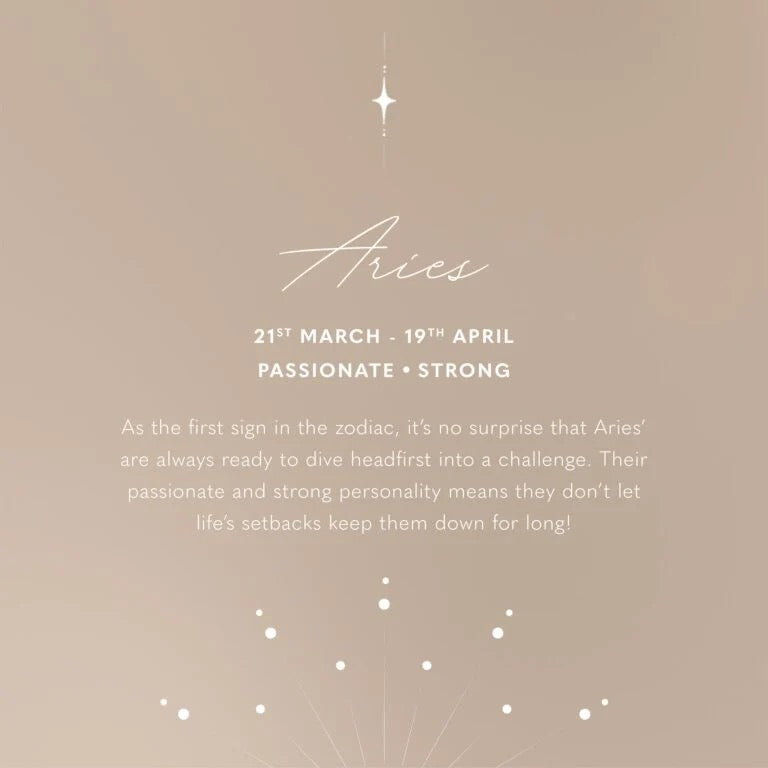 Katie Loxton Zodiac Round Jewellery Box - Aries