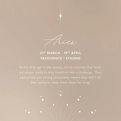 Katie Loxton Zodiac Round Jewellery Box - Aries