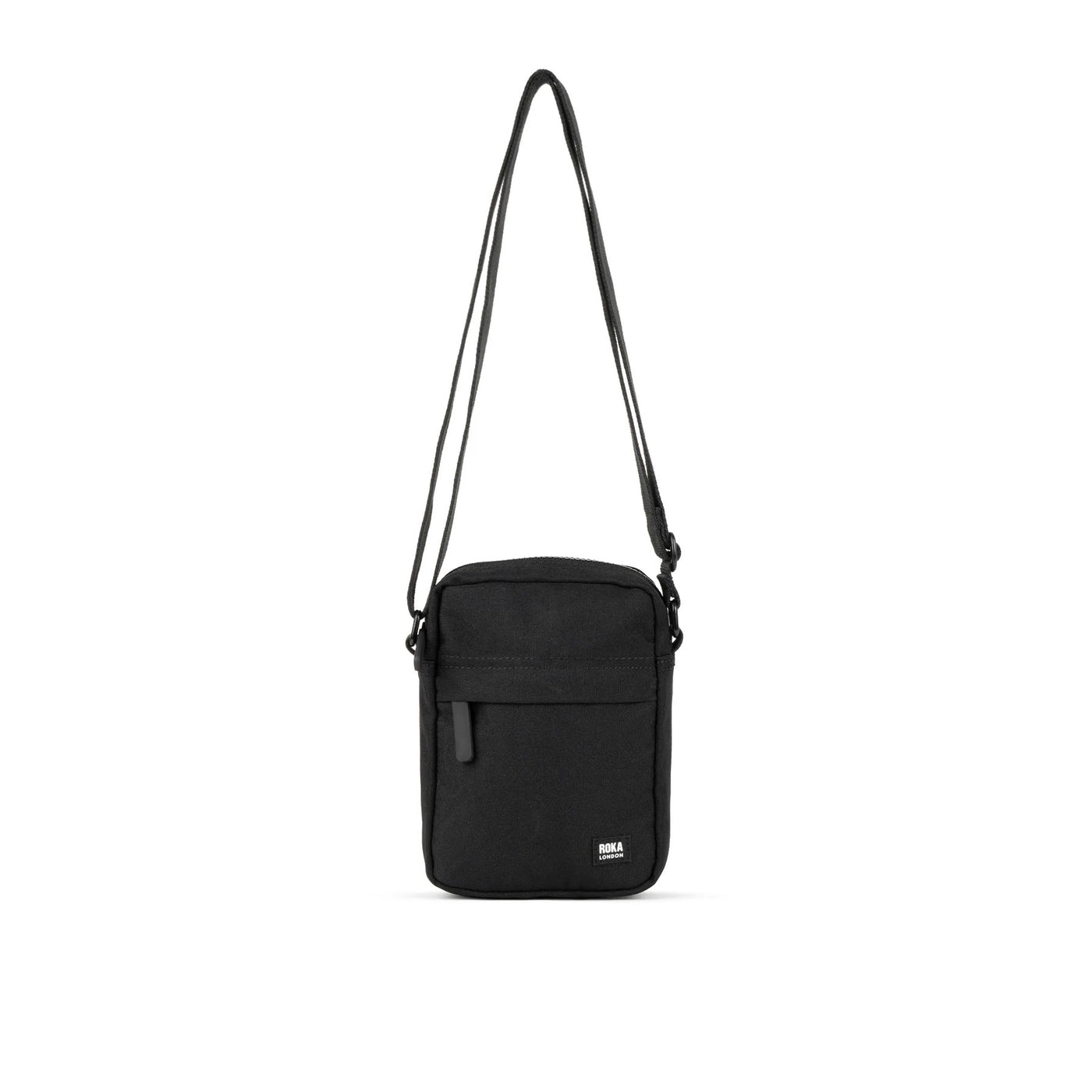 ROKA Bond Crossbody Bag -Sustainable Canvas - All Black