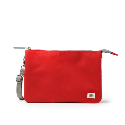 Roka Carnaby XL Crossbody-Recycled Canvas - MARS RED