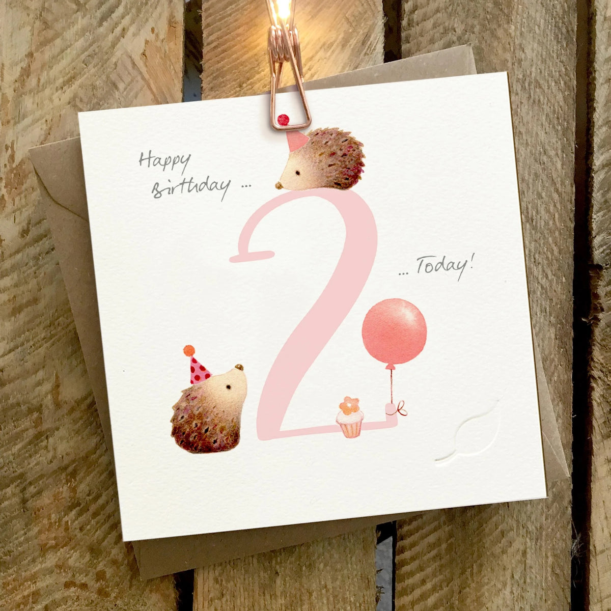 Ginger Betty Girls Birthday 2 Today - Pink
