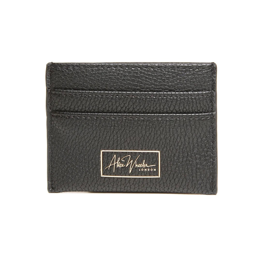 Alice Wheeler Bee Bow Card Holder - Black