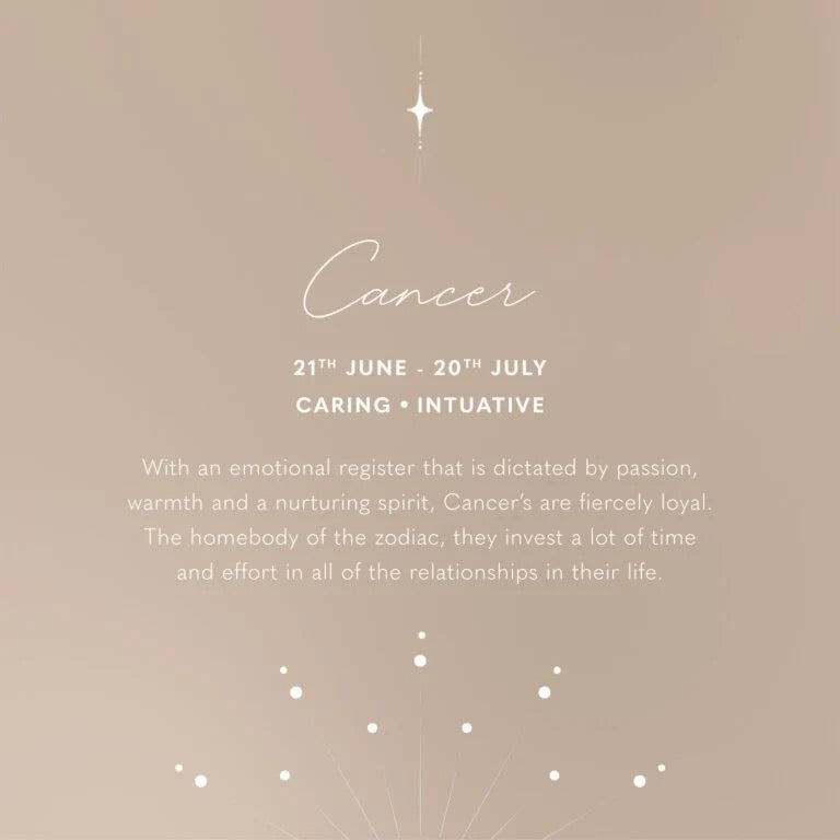 Katie Loxton Zodiac Round Jewellery Box - Cancer