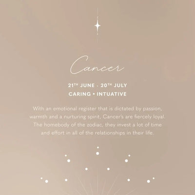 Katie Loxton Zodiac Round Jewellery Box - Cancer