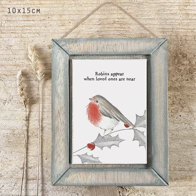 East of India Bird Picture - Robins Appear