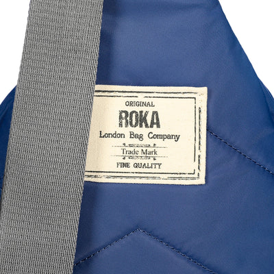 Roka Willesden Recycled Canvas Crossbody Bag - Burnt Blue