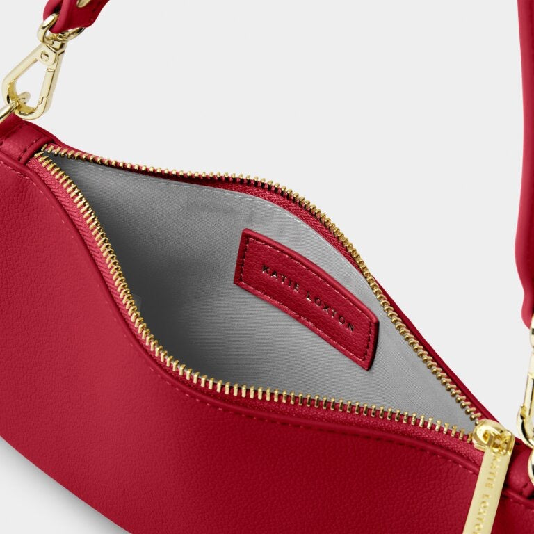 Katie Loxton Reya Small Shoulder Bag - Garnet Red