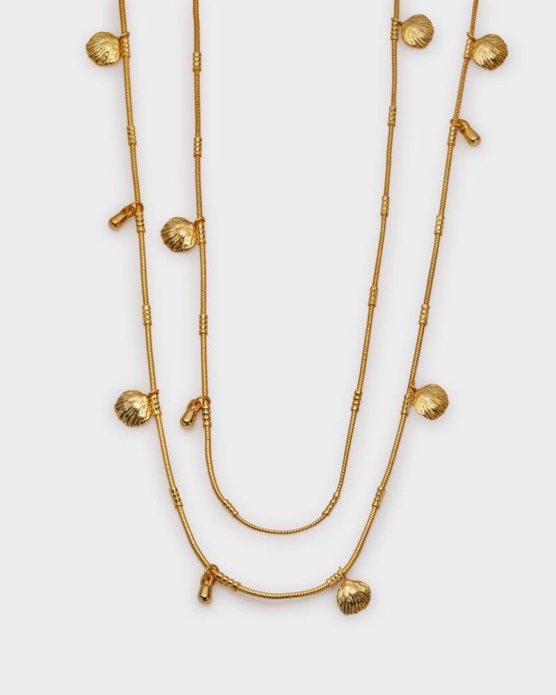Katie Loxton Waterproof Jewellery - Cochellia - Gold Shell Chain Necklace