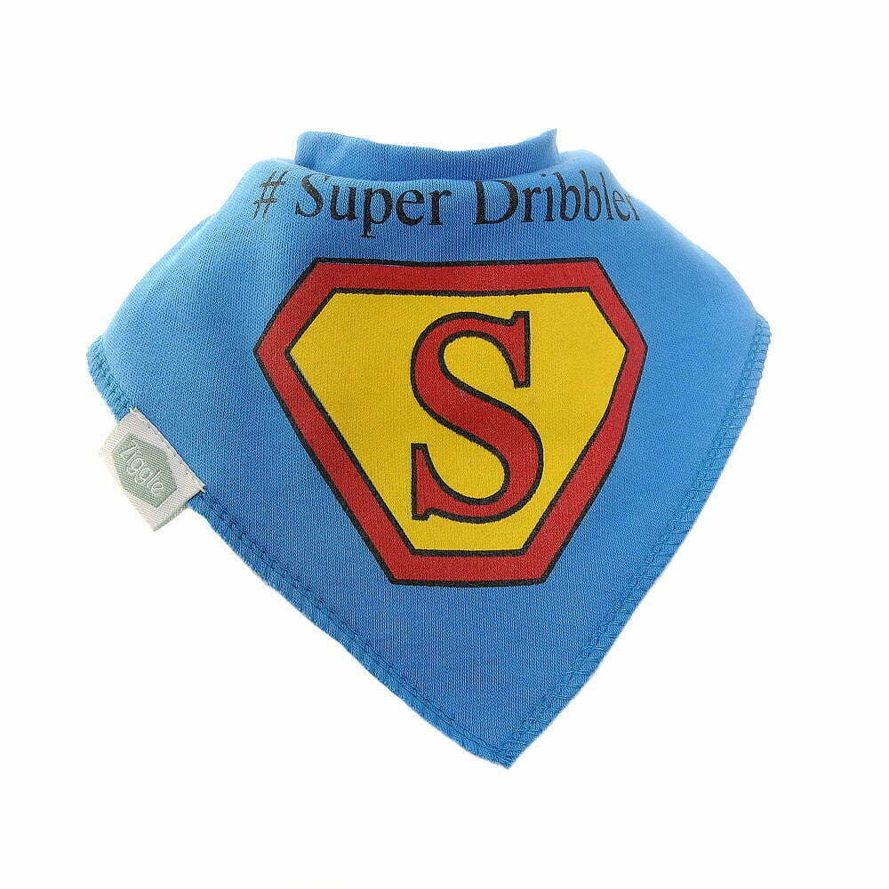 Ziggle Super Dribbler Dribble Bib - Blue