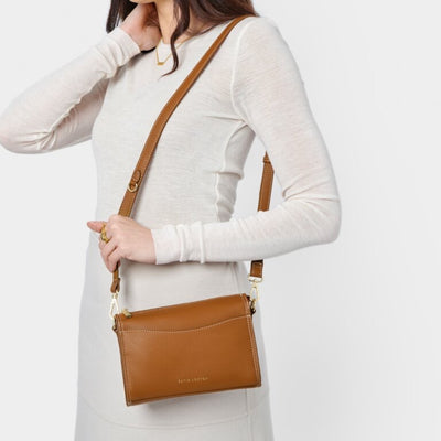 Katie Loxton Perri Crossbody bag - Cognac Tan