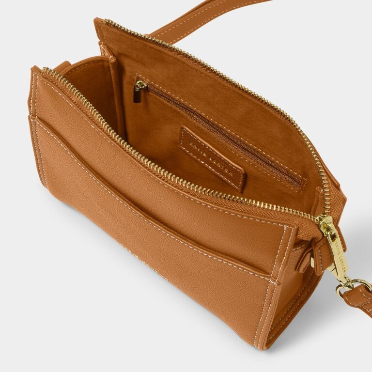 Katie Loxton Perri Crossbody bag - Cognac Tan