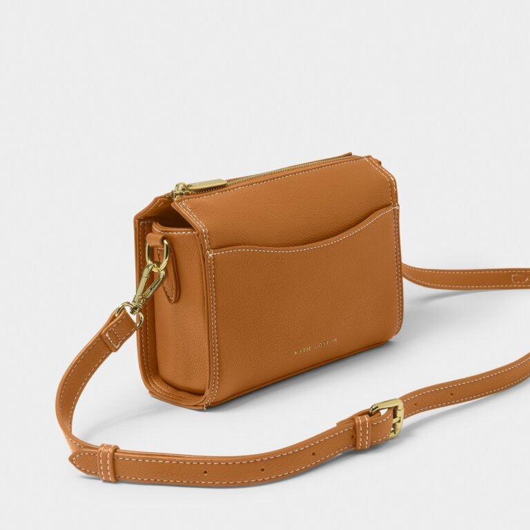 Katie Loxton Perri Crossbody bag - Cognac Tan