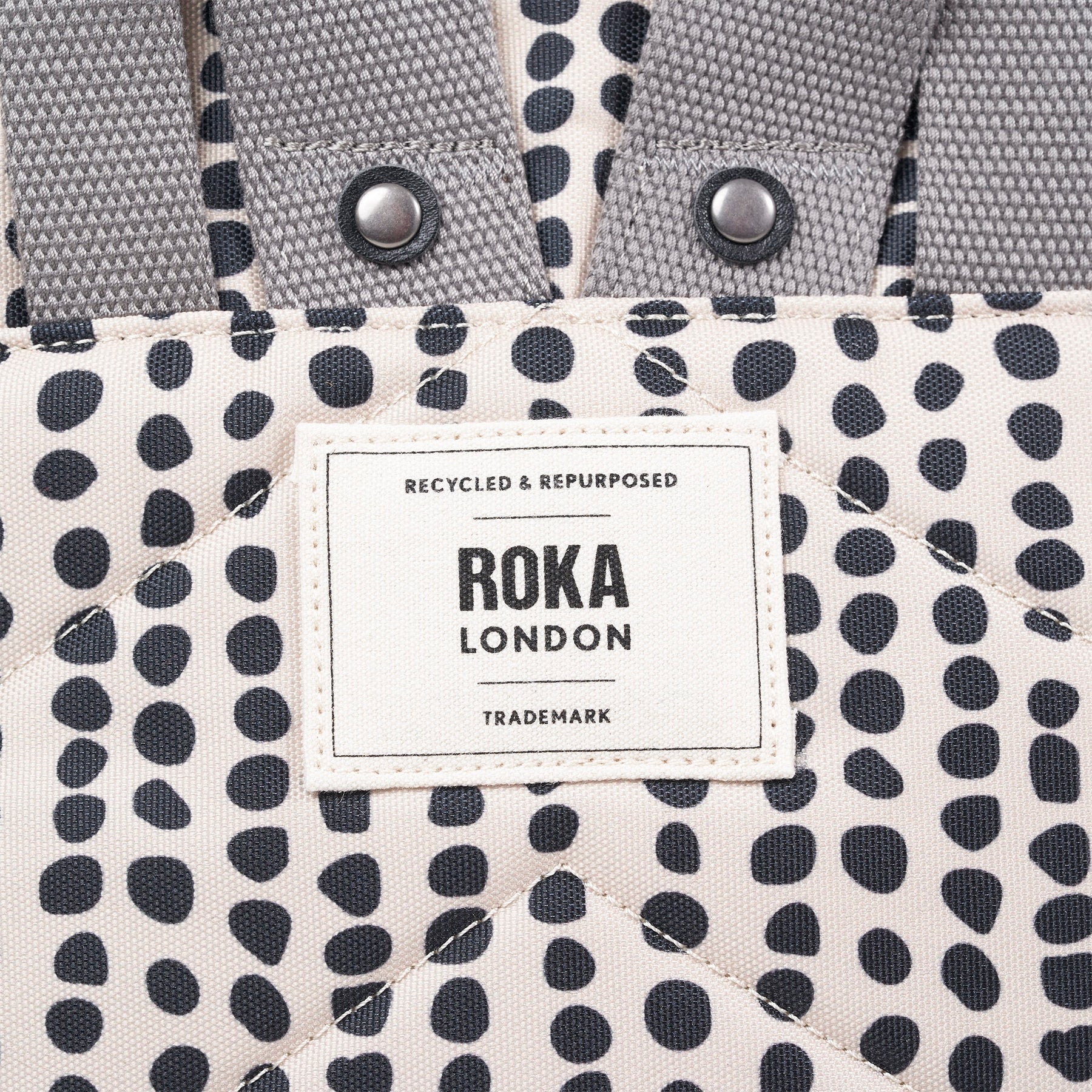 Roka Carnfield - Recycled Canvas - Medium Backpack - Linear Dot (Limited Edition)