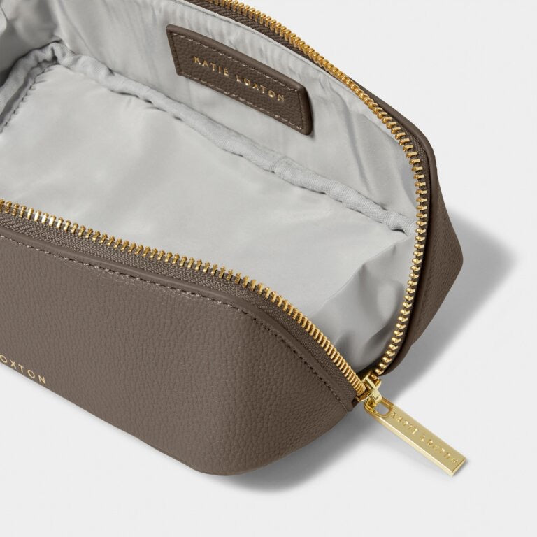 Katie Loxton Small Slim Make Up Bag/Case - Mink