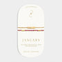 Katie Loxton Waterproof Jewellery - January - Gold Birthstone Double Strand Bracelet