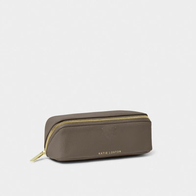 Katie Loxton Small Slim Make Up Bag/Case - Mink