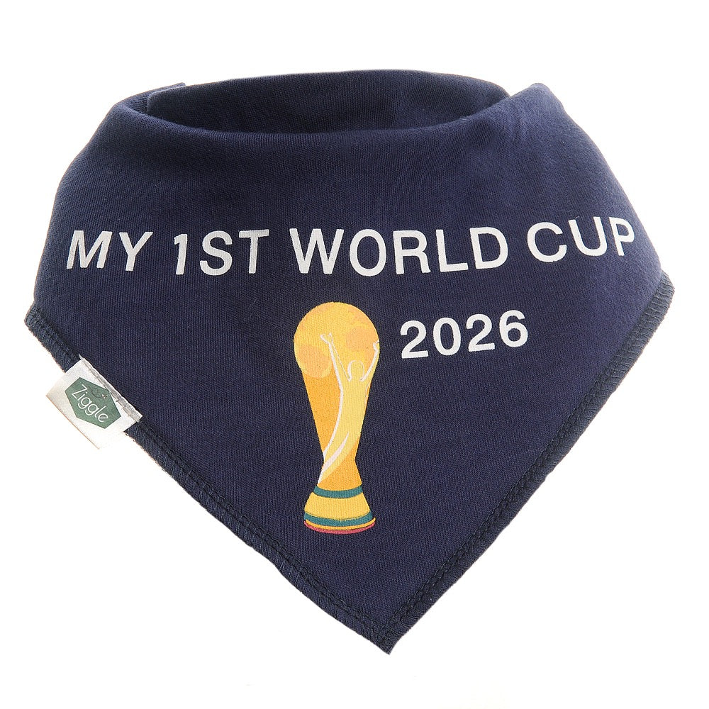Ziggle My 1st World Cup 2026 Dribble Bib - Navy Blue