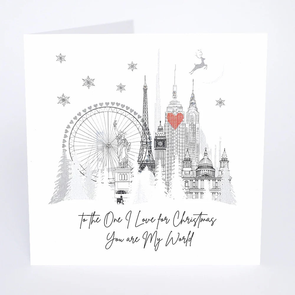 Five Dollar Shake - To the One I Love - You are my World SMALL Christmas Card