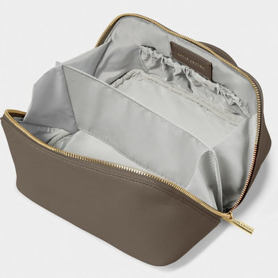 Katie Loxton Medium Make Up Bag/Wash Bag Case - Mink