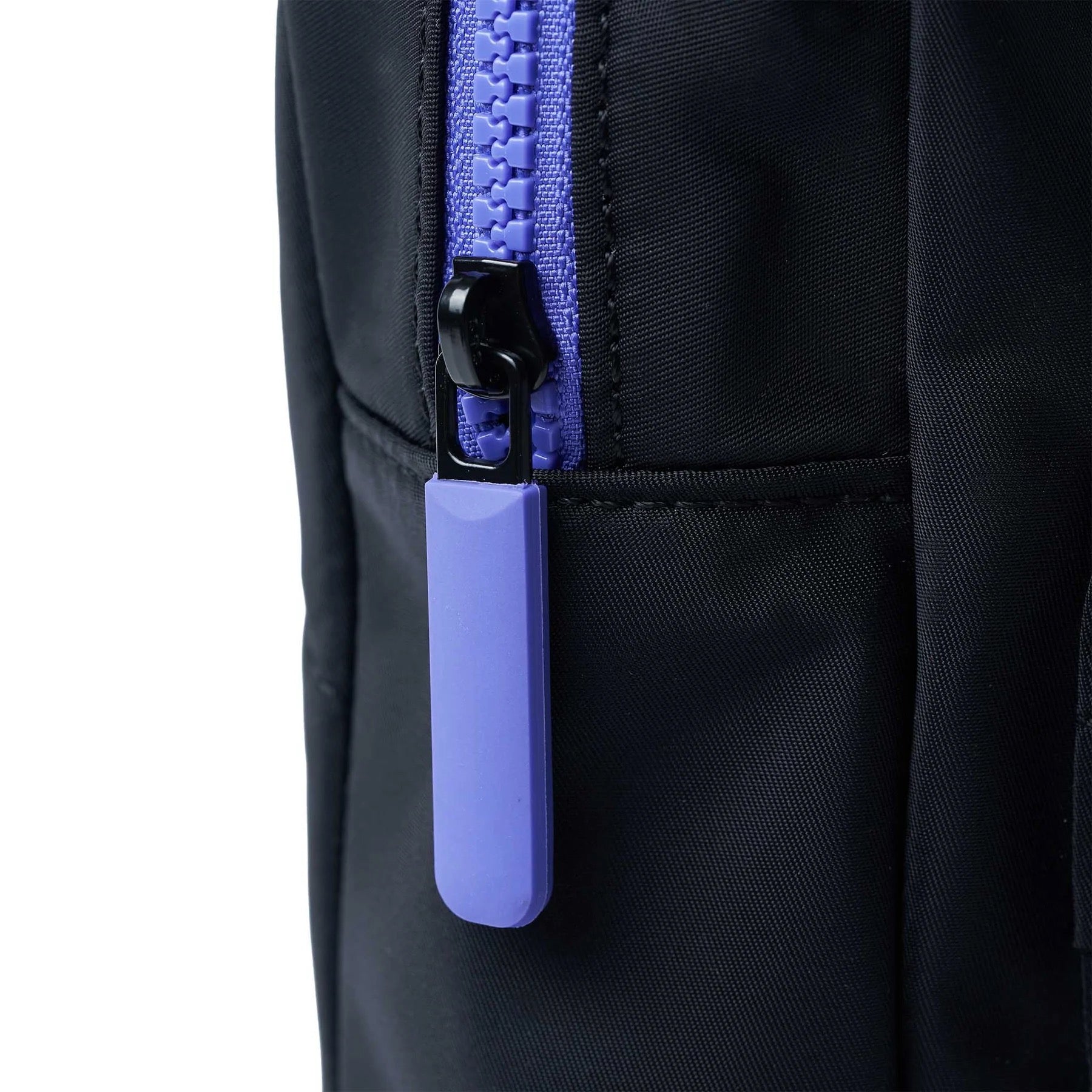 ROKA Willesden Sling Limited Edition Crossbody Bag -Sustainable Nylon - Black/Purple