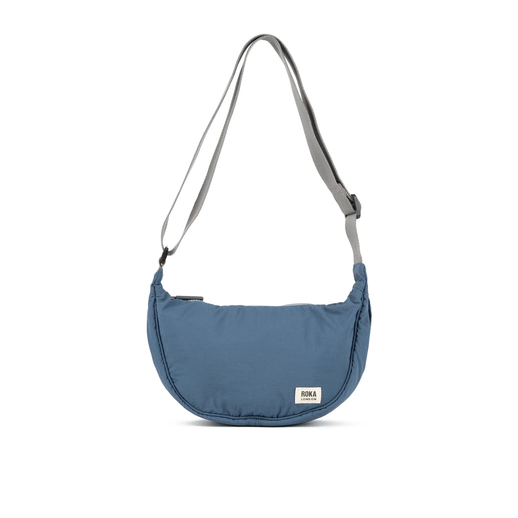 Roka Farringdon  - Small Half Moon Bag - Pacific Blue