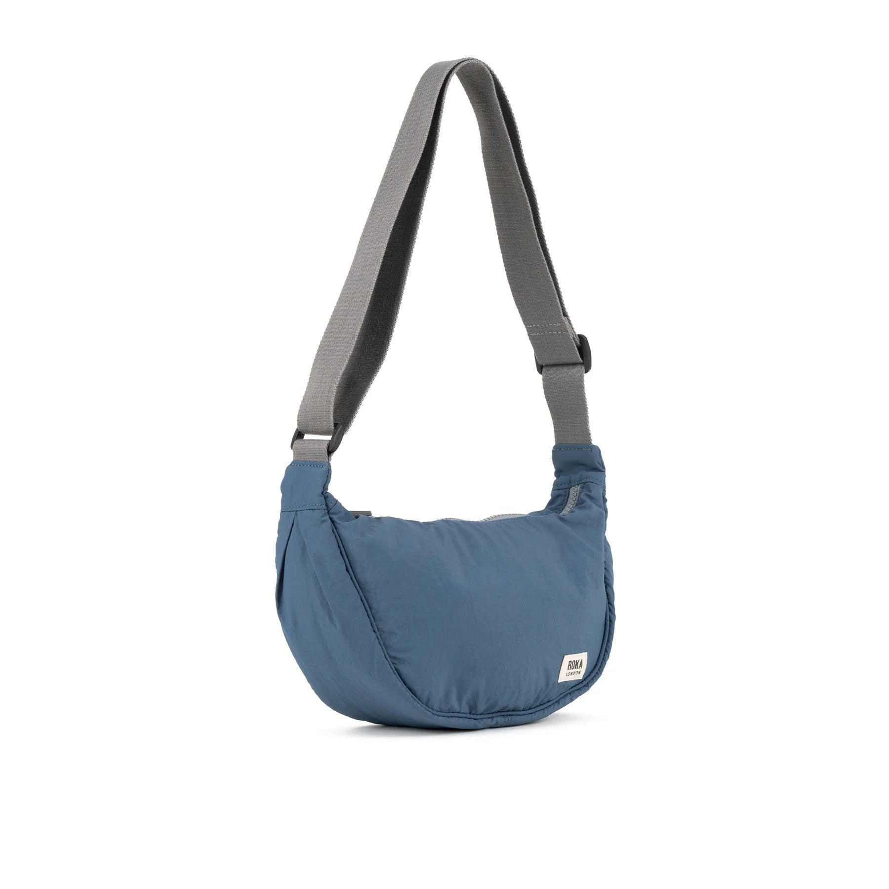 Roka Farringdon  - Small Half Moon Bag - Pacific Blue