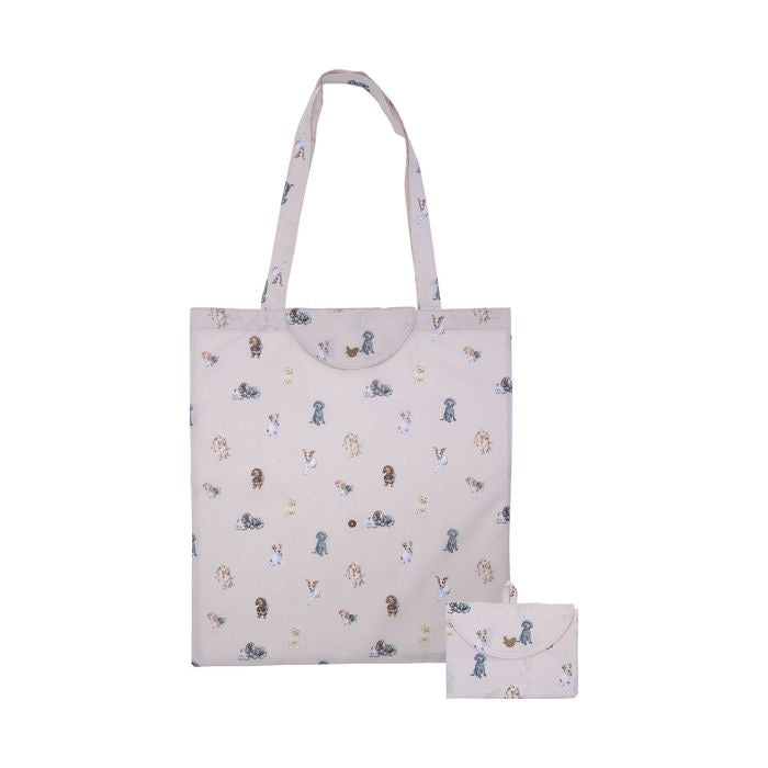 'A Dogs Life' Dogs Fold Up Shopping Bag - Wrendale Designs