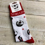 White Cotton Mens Ankle Socks - Football - Stoke City