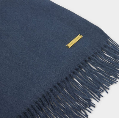 Katie Loxton Cosy Blanket Scarf - Navy Blue