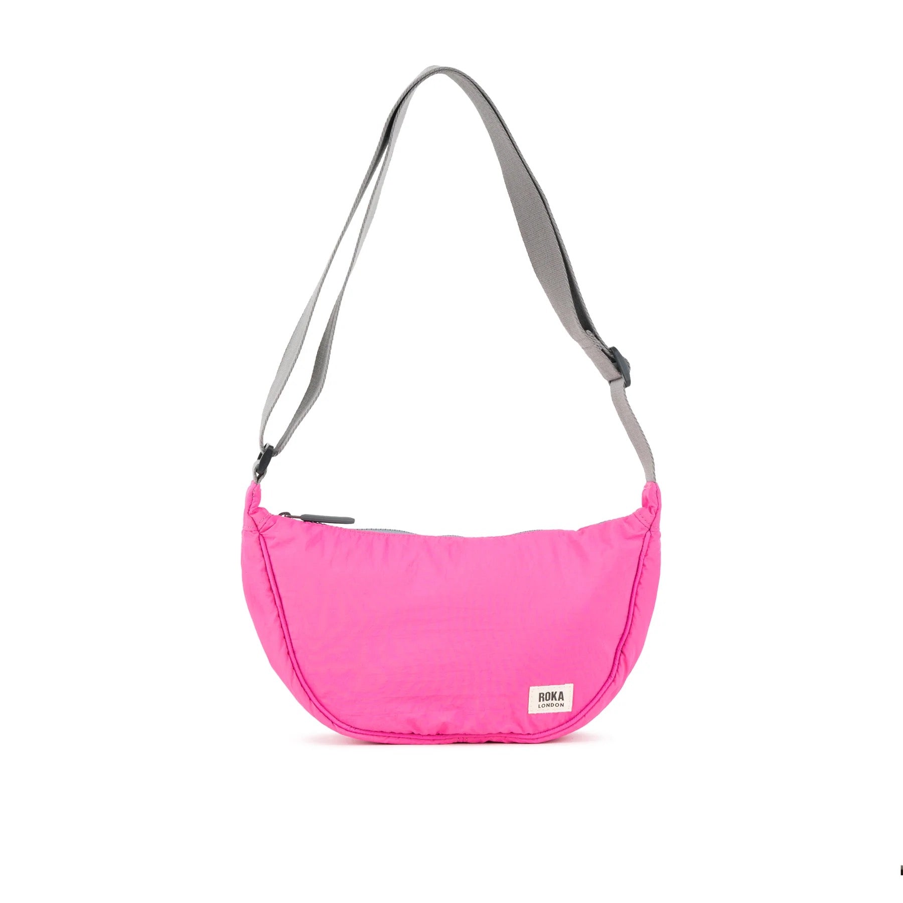 Roka Farringdon - Small Half Moon Bag - Hot Pink