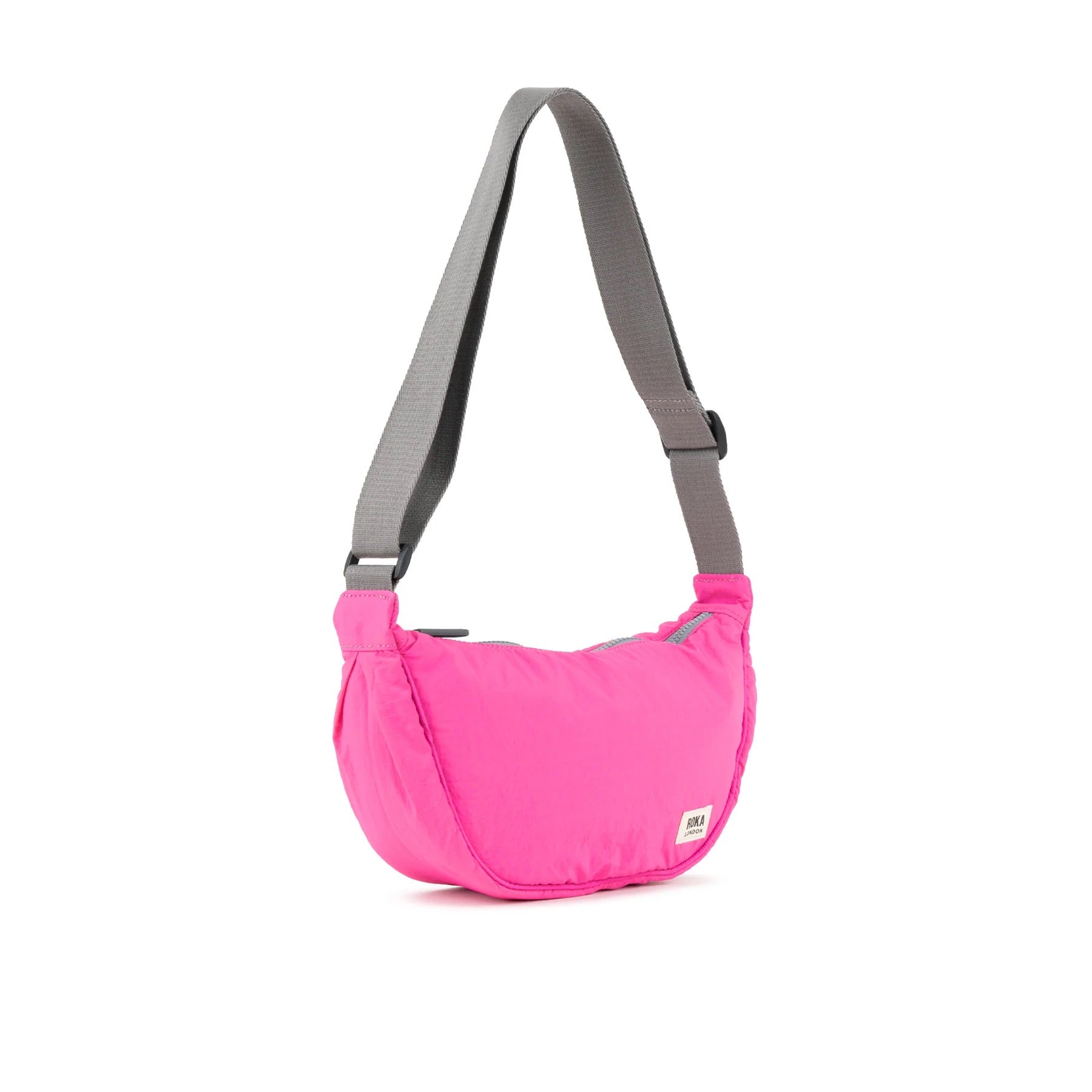 Roka Farringdon - Small Half Moon Bag - Hot Pink