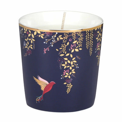 NEW Sara Miller Luxury Ceramic Boxed Candle - Amber, Orchid & Lotus Blossom