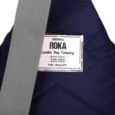 ROKA Willesden Sling Crossbody Bag -Sustainable Nylon - MIDNIGHT NAVY BLUE