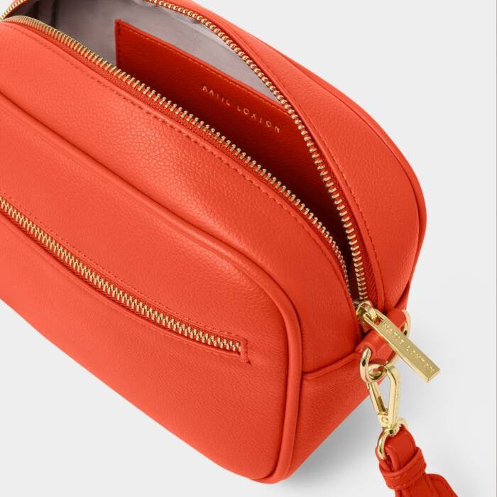 Katie Loxton Hallie Double Strap Crossbody Bag - Deep Orange