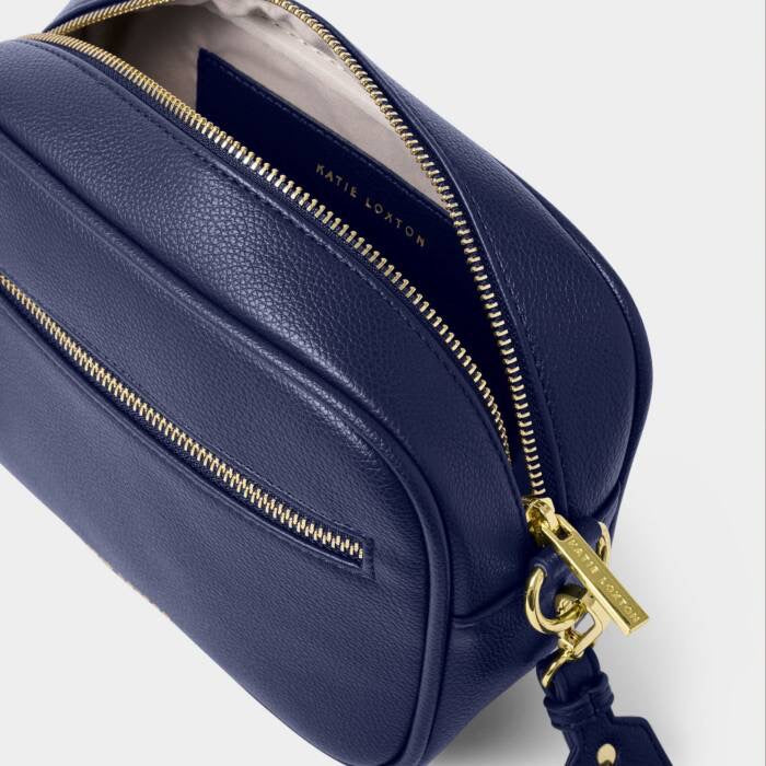 Katie Loxton Hallie Double Strap Crossbody Bag - Midnight Blue