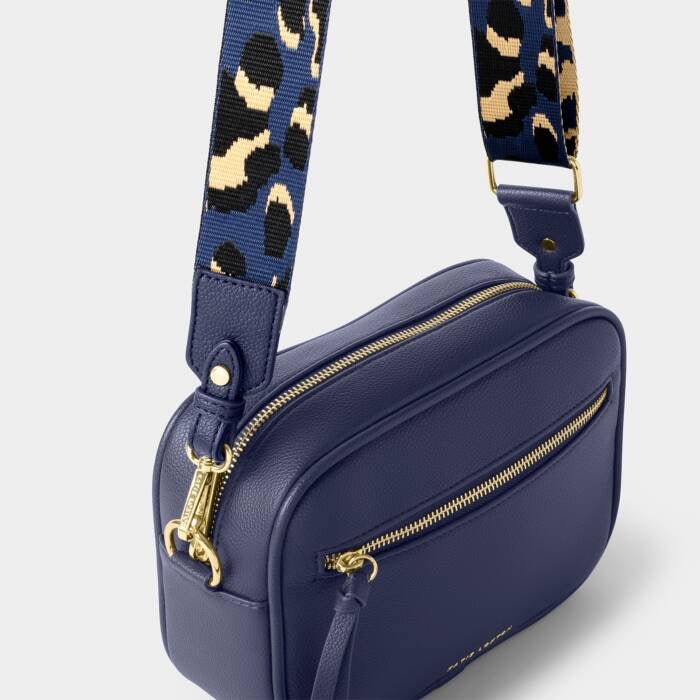 Katie Loxton Hallie Double Strap Crossbody Bag - Midnight Blue