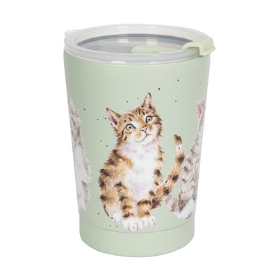 'Feline Friends' Cat Thermal Travel Cup - Wrendale Designs