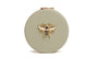 Alice Wheeler Pistachio Green Bee Round Compact Mirror