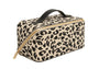 Alice Wheeler Leopard Light Animal Print Train Beauty Case - Medium